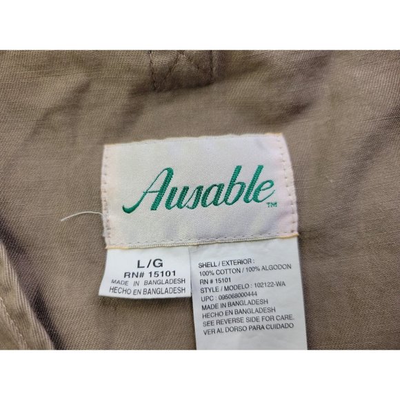 Ausable Fly Fishing Vest Men's Large Hunting Zip Up Pockets Utility Sportsman - Picture 4 of 8